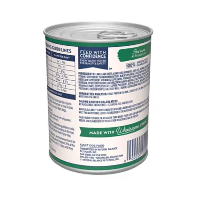 Product Natural Balance Limited Ingredient Diets Adult Wet Dog Food - Lamb & Brown Rice