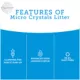 Product ExquisiCat Litter Micro Crystals Clumping Multi-Cat Silica Cat Litter - Unscented, Low Dust