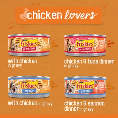 Product Friskies® Chicken Lovers Adult Cat Wet Food - Variety Pack, 32 CT, 176 OZ