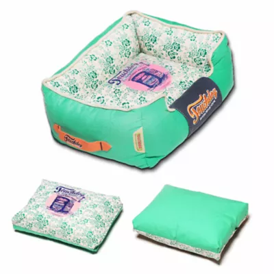 Product Pet Life Touchdog Floral-Galore Cuddler Dog Bed