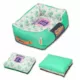Product Pet Life Touchdog Floral-Galore Cuddler Dog Bed