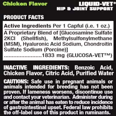 Product Liquid-Vet® Hip & Joint Dog Formula