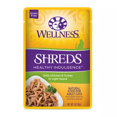 Product Wellness® Healthy Indulgence Adult Cat Wet Food - Grain Free, Natural, Shreds, 3 Oz