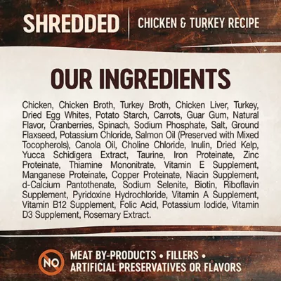 Product Wellness® CORE® Hearty Cuts Adult Cat Food - Grain Free, Shredded in Gravy, 5.5 Oz