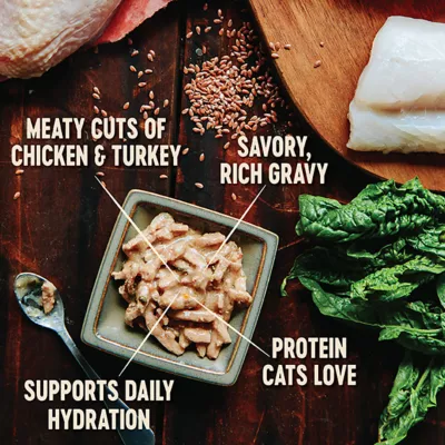 Product Wellness® CORE® Hearty Cuts Adult Cat Food - Grain Free, Shredded in Gravy, 5.5 Oz