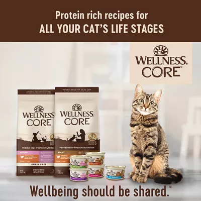 Product Wellness® CORE® Hearty Cuts Adult Cat Food - Grain Free, Shredded in Gravy, 5.5 Oz