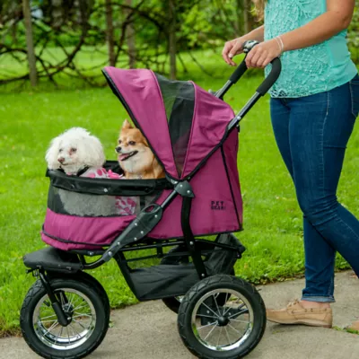 Product Pet Gear NO-ZIP Double Pet Stroller