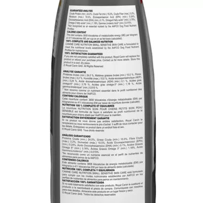 Product Royal Canin Canine Adult Dry Dog Food -  Small Breed Sensitive Skin Care Nutrition