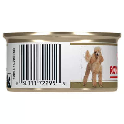 Product Royal Canin Breed Health Nutrition Poodle Adult Loaf in Sauce Wet Dog Food, 3 oz.
