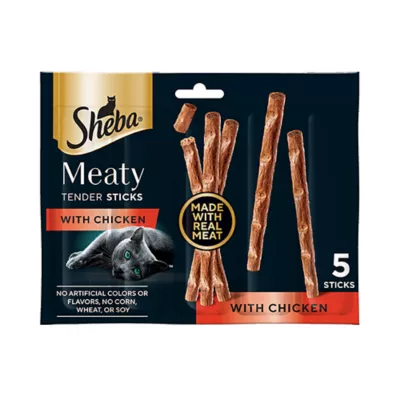 Product Sheba® Meaty Tender Sticks Adult Cat Treats - Soft & Savory, Chicken