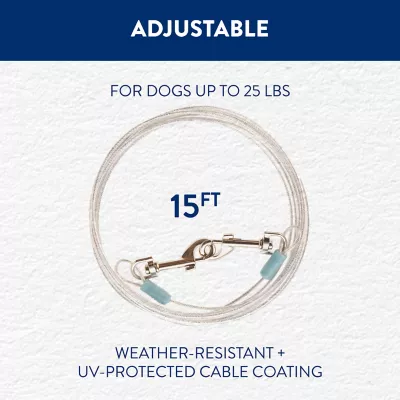 Product Top Paw® Reflective Dog Tie Out