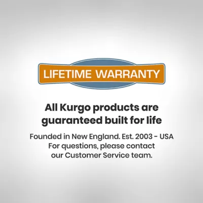 Product Kurgo® Dog Seat Belt Tether with Carabiner - Enhanced Strength Replacement Tether - Black & Silver