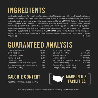 Product Purina® Pro Plan Sensitive Skin & Stomach Adult Dry Dog Food - Lamb & Oat Meal, No Corn, Wheat Soy