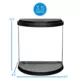 Product Top Fin® Half Moon Aquarium - 3.5 Gallon