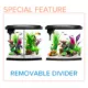 Product Top Fin® Split Bowfront Aquarium - 5 Gallon
