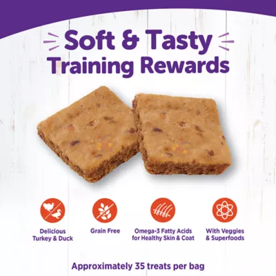 Product Wellness The Rewarding Life Dog Treats - Natural, Grain Free, Turkey & Duck