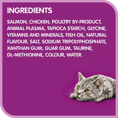 Product Whiskas Perfect Portions Adult Wet Cat Food Cuts In Gravy Salmon Entrée