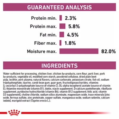 Product Royal Canin® Veterinary Diet Canine Renal Support D Adult Dog Slices in Gravy Wet Food  13 oz can