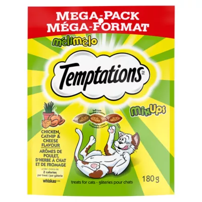 Product Temptations Mix-Ups Adult Cat Treats - Chicken, Cheddar & Catnip Flavour