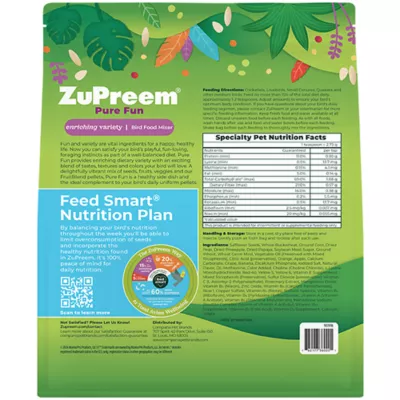 Product ZuPreem® Pure Fun Enriching Variety Mix Medium Bird Food Mixer