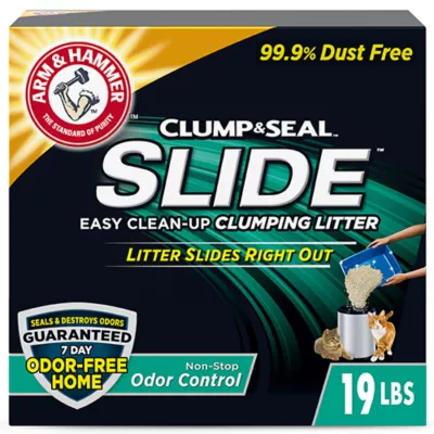 Product Arm & Hammer™ Clump & Seal Slide Clumping Clay Cat Litter - Low Dust