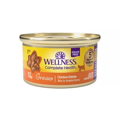 Product Wellness® Complete Health Adult Cat Wet Food - Grain Free, Gravies, 3 Oz
