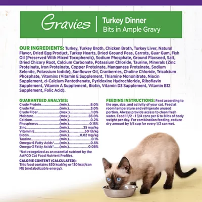 Product Wellness® Complete Health Adult Cat Wet Food - Grain Free, Gravies, 5.5 Oz