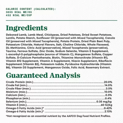Product Nutro Limited Ingredient Diet Adult Dry Dog Food - Grain Free, Lamb & Sweet Potato