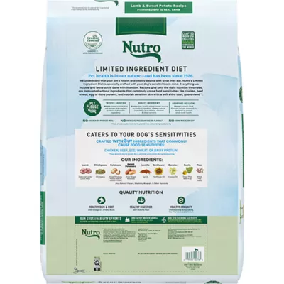 Product Nutro Limited Ingredient Diet Adult Dry Dog Food - Grain Free, Lamb & Sweet Potato
