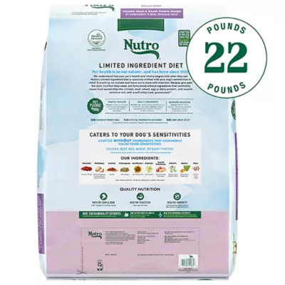 Product Nutro Limited Ingredient Diet Adult Dry Dog Food - Grain Free, Venison & Sweet Potato