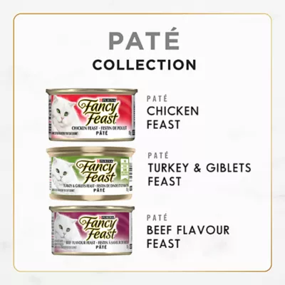 Product Fancy Feast Wet Cat Food, Pate Deli Supper Variety Pack, 85 g x 12