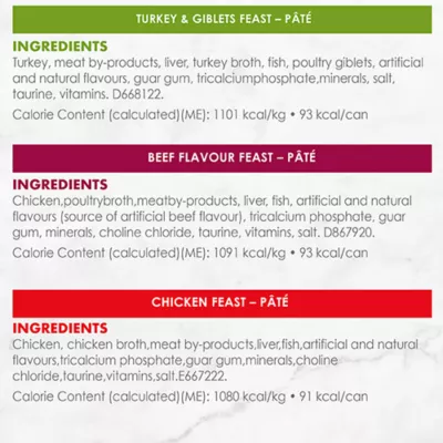 Product Fancy Feast Wet Cat Food, Pate Deli Supper Variety Pack, 85 g x 12