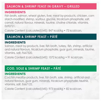 Product Fancy Feast Wet Cat Food - Shrimp Trio Variety Pack, 85 g x 12
