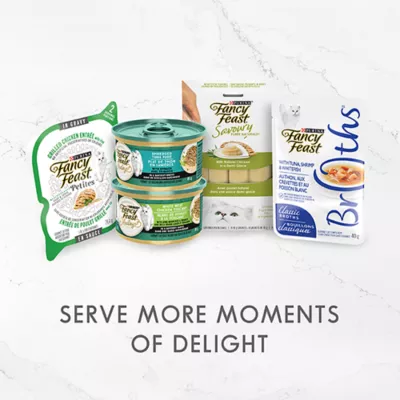Product Fancy Feast Cheddar Delights Wet Cat Food - Variety Pack, 85 g x 12