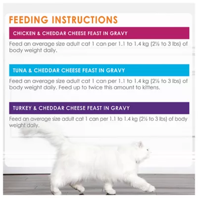 Product Fancy Feast Cheddar Delights Wet Cat Food - Variety Pack, 85 g x 12