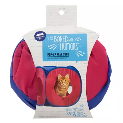 Product Whisker City® Pop Up Cube Cat Toy