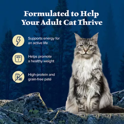 Product Blue Buffalo Wilderness Pate Adult Wet Cat Food Variety Pack - High Protein, 12 CT, 36 OZ