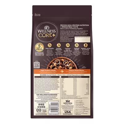 Product Wellness® CORE+ Kibble + Freeze-Dried Pieces Adult Dry Dog Food - Grain Free, Turkey
