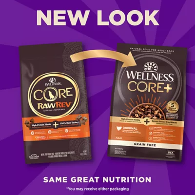 Product Wellness® CORE+ Kibble + Freeze-Dried Pieces Adult Dry Dog Food - Grain Free, Turkey