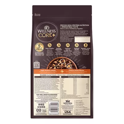 Product Wellness® CORE+ Small Breed Adult Dry Dog Food - Grain Free, Freeze Dried, Turkey