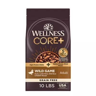 Product Wellness® CORE+ Freeze-Dried Pieces Adult Dry Dog Food - Grain Free, Wild Game