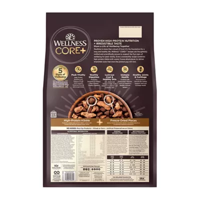 Product Wellness® CORE+ Freeze-Dried Pieces Adult Dry Dog Food - Grain Free, Wild Game