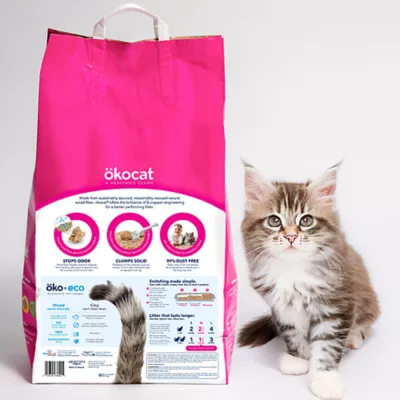 Product Okocat® Super Soft Clumping Wood Cat Litter - Low Dust, Natural