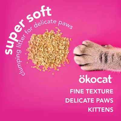 Product Okocat® Super Soft Clumping Wood Cat Litter - Low Dust, Natural