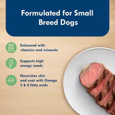 Product Blue Buffalo® Delights Small Breed Adult Wet Dog Food - New York Strip in Gravy, 3.5 oz
