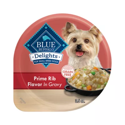 Product Blue Buffalo® Delights Small Breed Adult Wet Dog Food - Prime Rib in Gravy, 3.5 oz