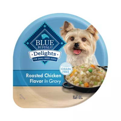 Product Blue Buffalo® Delights Small Breed Adult Wet Dog Food - Roasted Chicken in Gravy, 3.5 oz