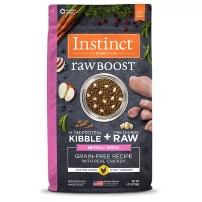 Product Instinct® Raw Boost Kibble + Freeze-Dried Raw Small Breed All Life Stages Dry Dog Food - Chicken