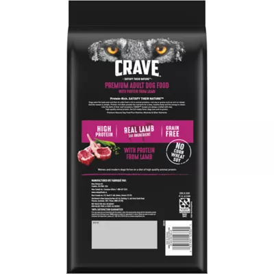 Product CRAVE™ High Protein Adult Dry Dog Food - Grain Free, Lamb & Venison