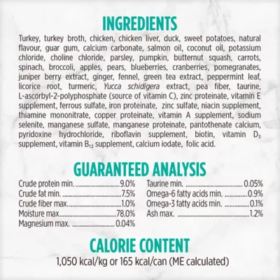 Product Nutrience® Grain Free Adult Cat Food - Natural, Turkey, Chicken & Duck Pate